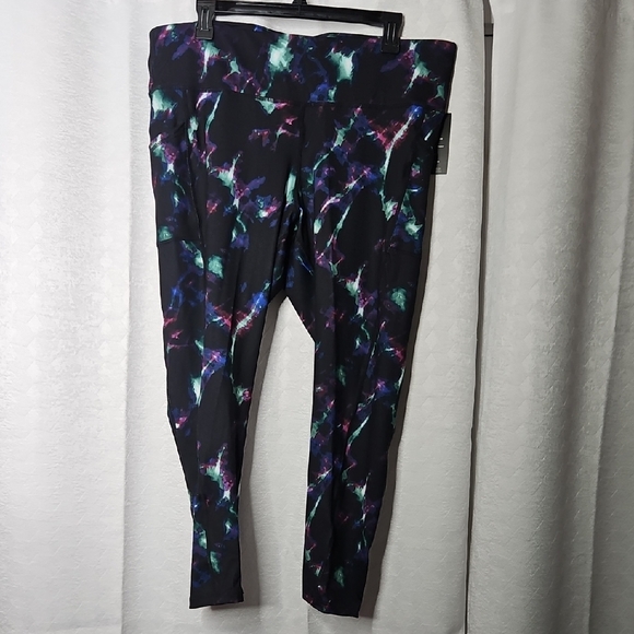 Ideology Colorful Abstract Print Leggings - Picture 1 of 9